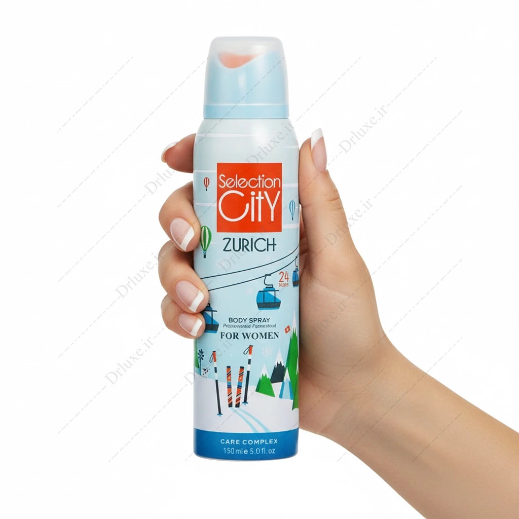 اسپری خوشبو کننده بدن زنانه زوریخ سلکشن سیتی